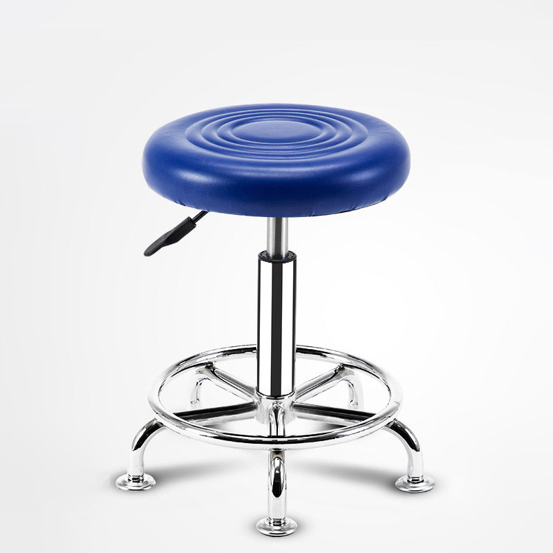 Modern Adjustable Rotatable Counter Stool Steel Mobile Phone Store Bar Stool with Cushion