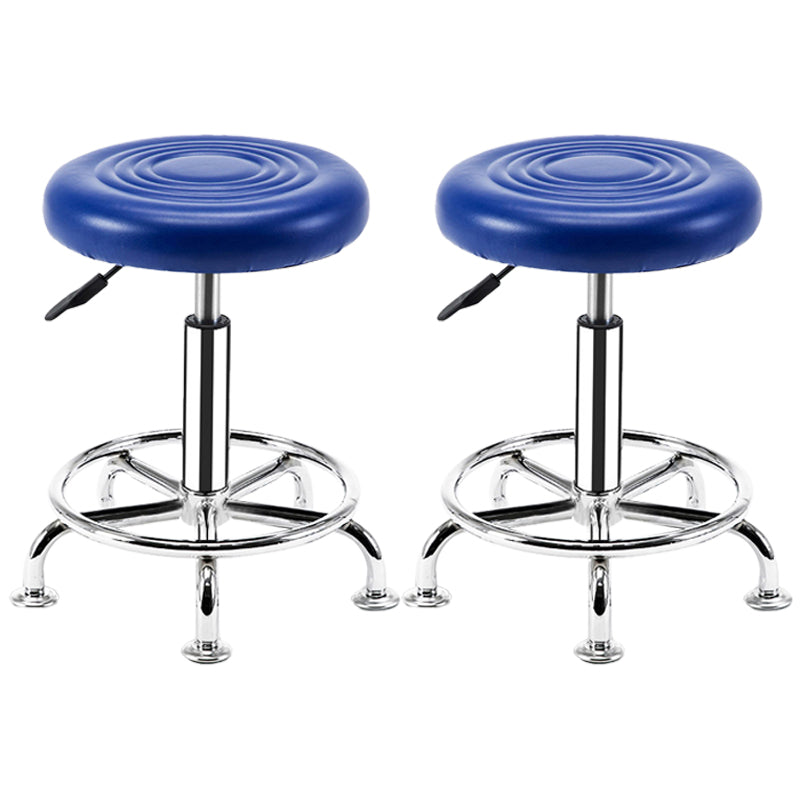 Modern Adjustable Rotatable Counter Stool Steel Mobile Phone Store Bar Stool with Cushion