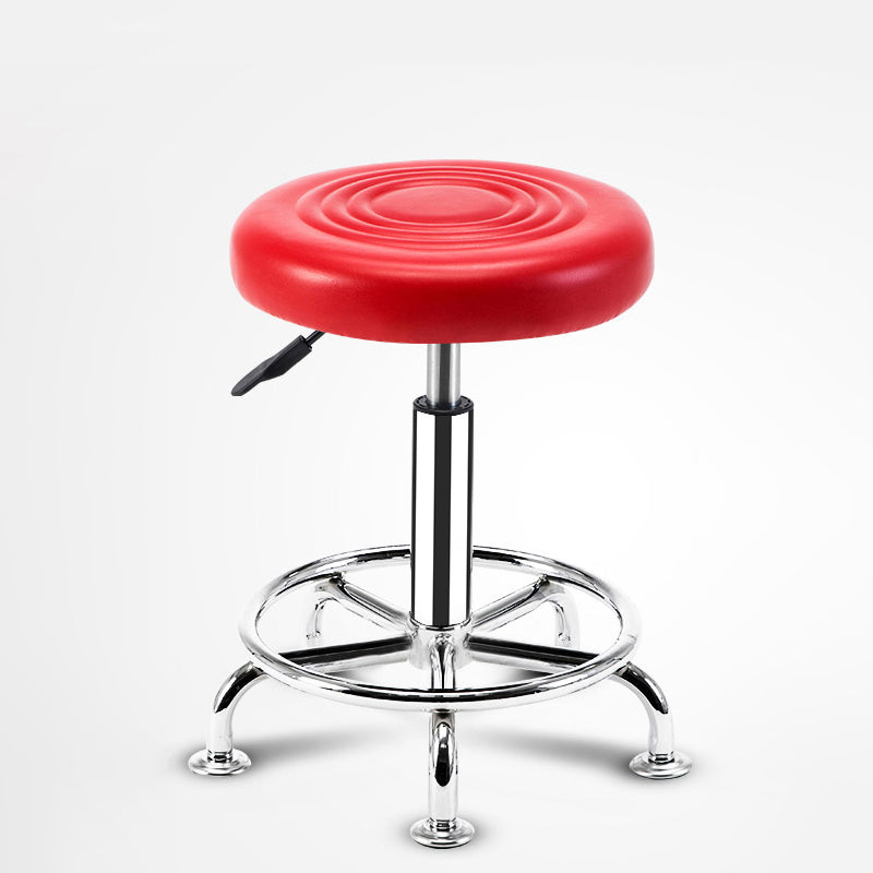 Modern Adjustable Rotatable Counter Stool Steel Mobile Phone Store Bar Stool with Cushion