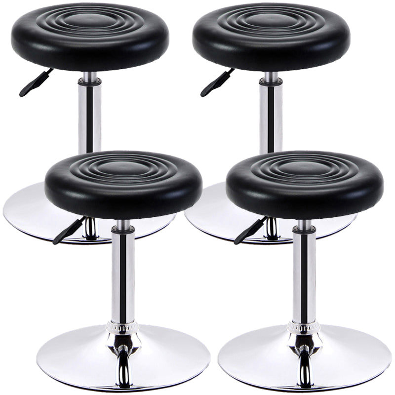 Modern Adjustable Rotatable Counter Stool Steel Mobile Phone Store Bar Stool with Cushion