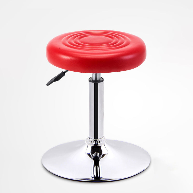 Modern Adjustable Rotatable Counter Stool Steel Mobile Phone Store Bar Stool with Cushion