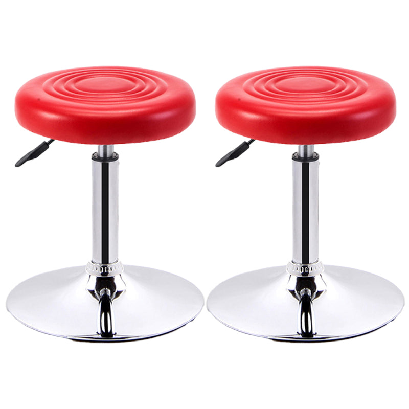 Modern Adjustable Rotatable Counter Stool Steel Mobile Phone Store Bar Stool with Cushion