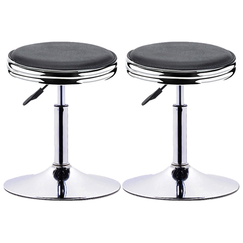 Modern Adjustable Rotatable Counter Stool Steel Mobile Phone Store Bar Stool with Cushion