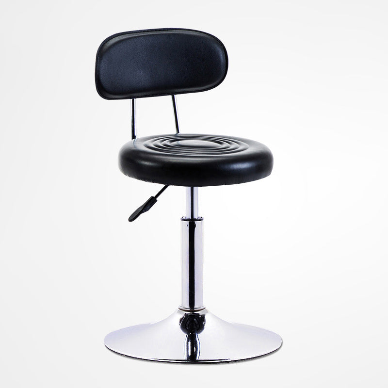 Modern Adjustable Rotatable Counter Stool Steel Mobile Phone Store Bar Stool with Cushion