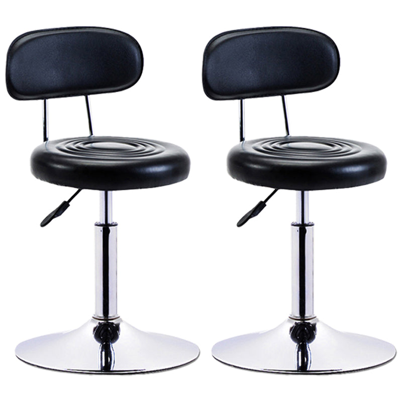 Modern Adjustable Rotatable Counter Stool Steel Mobile Phone Store Bar Stool with Cushion