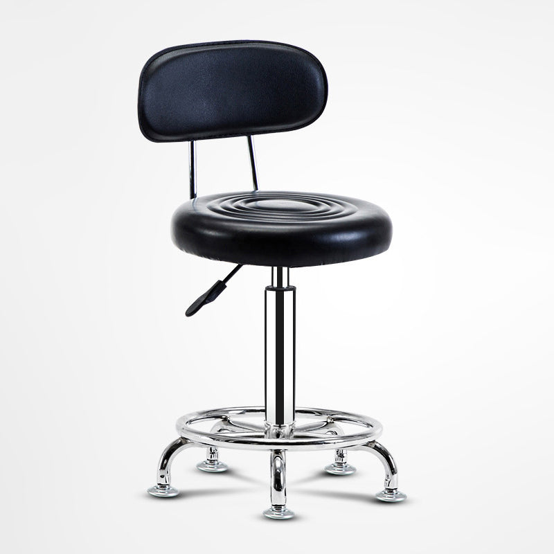 Modern Adjustable Rotatable Counter Stool Steel Mobile Phone Store Bar Stool with Cushion