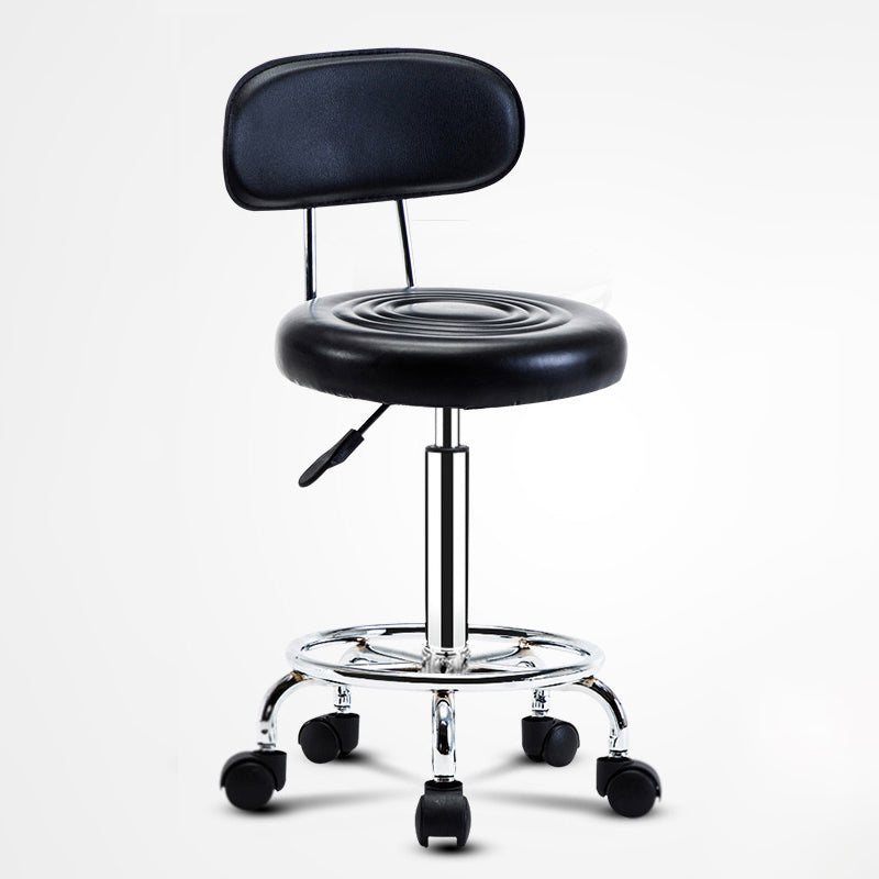 Modern Adjustable Rotatable Counter Stool Steel Mobile Phone Store Bar Stool with Cushion