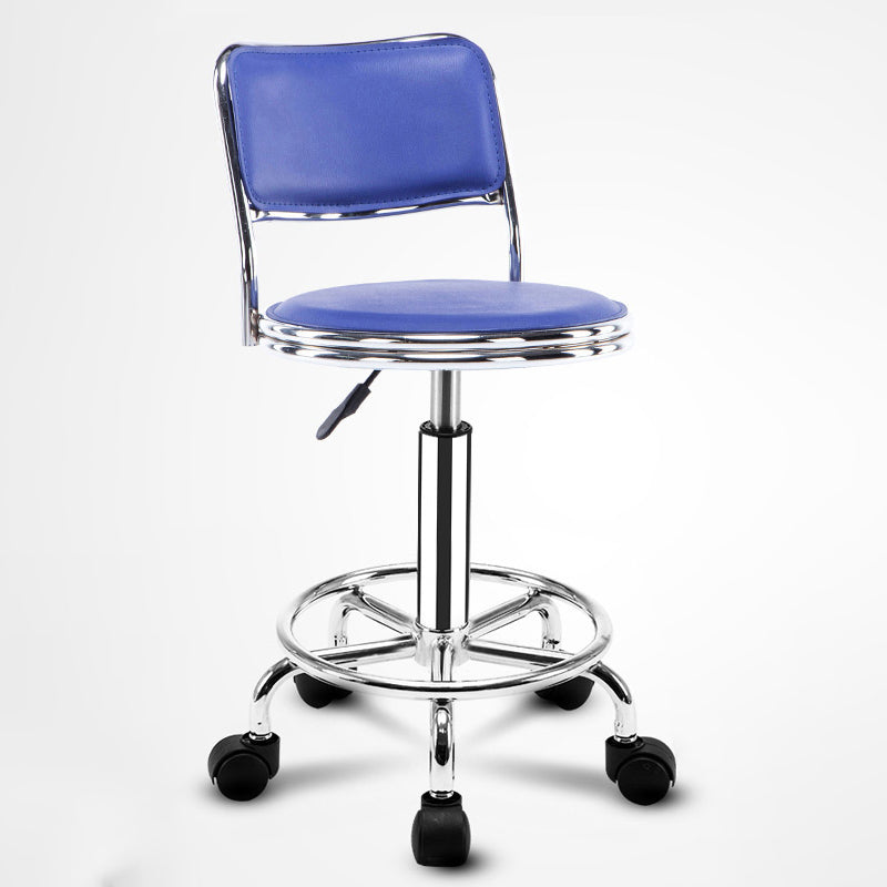Modern Adjustable Rotatable Counter Stool Steel Mobile Phone Store Bar Stool with Cushion