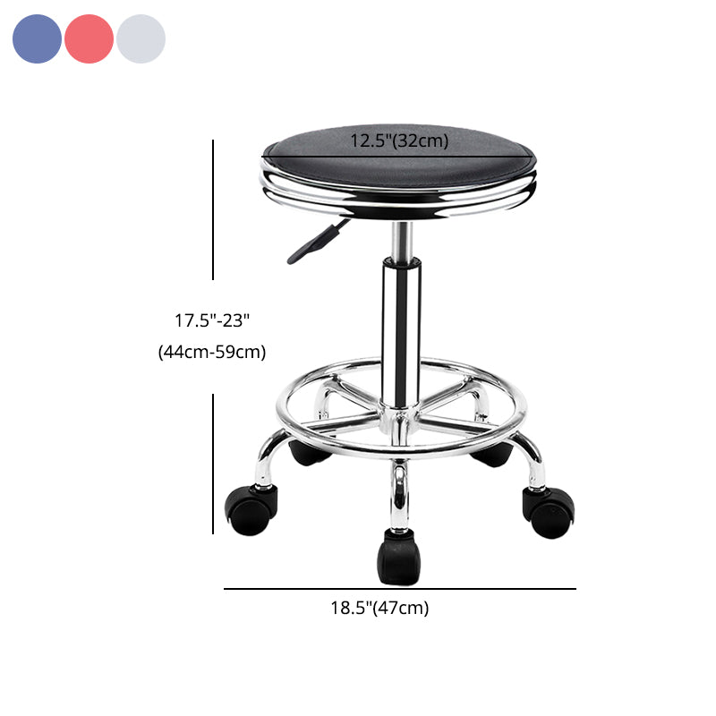Modern Adjustable Rotatable Counter Stool Steel Mobile Phone Store Bar Stool with Cushion