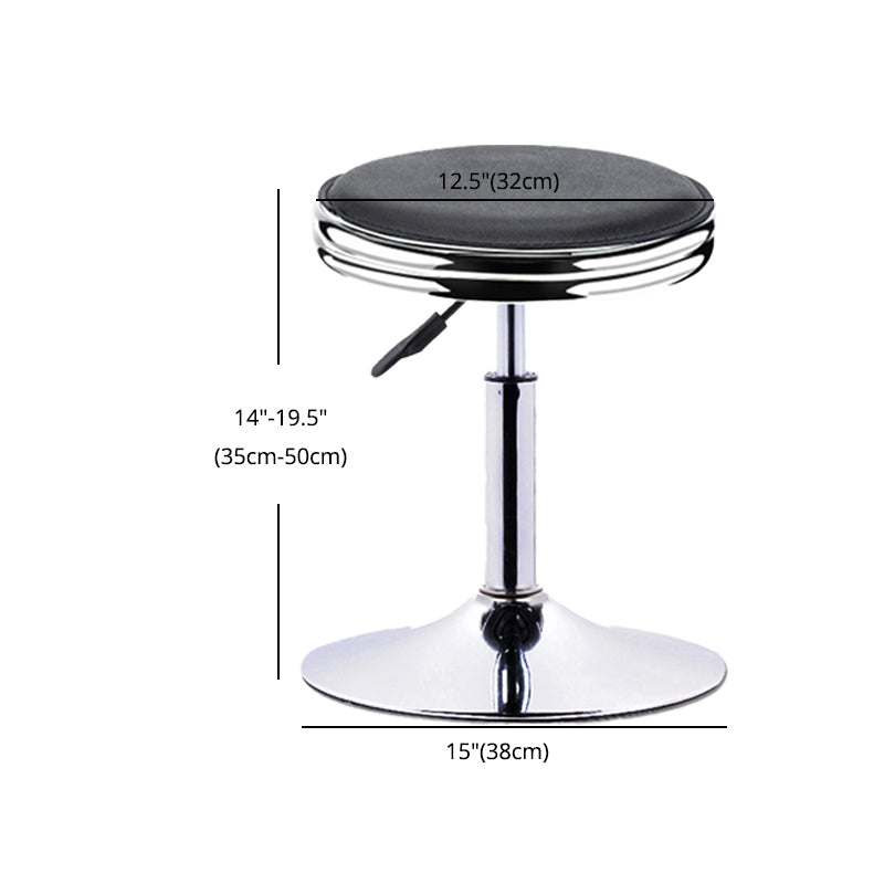 Modern Adjustable Rotatable Counter Stool Steel Mobile Phone Store Bar Stool with Cushion