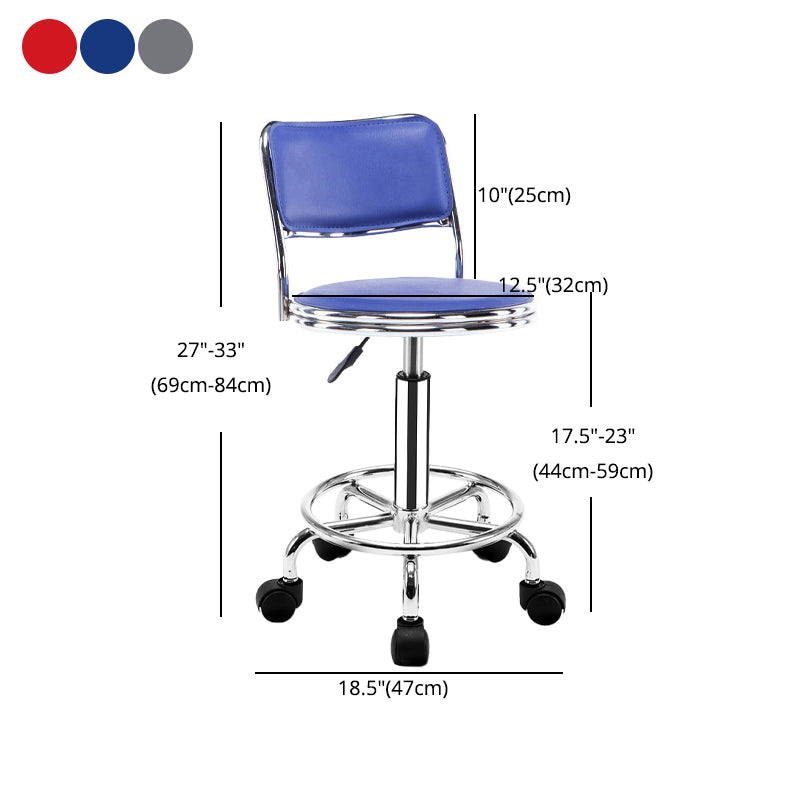 Modern Adjustable Rotatable Counter Stool Steel Mobile Phone Store Bar Stool with Cushion