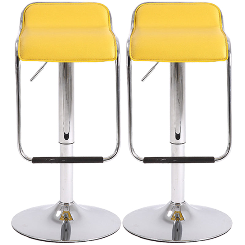 Modern Style Metal Bar Stool with Swivel and Adjustable Height Bar Stool 30-inches