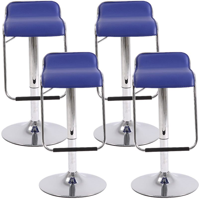 Modern Style Metal Bar Stool with Swivel and Adjustable Height Bar Stool 30-inches