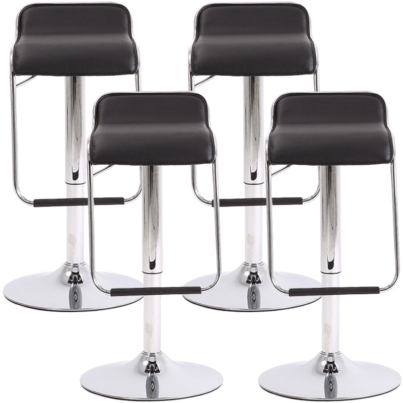 Modern Style Metal Bar Stool with Swivel and Adjustable Height Bar Stool 30-inches