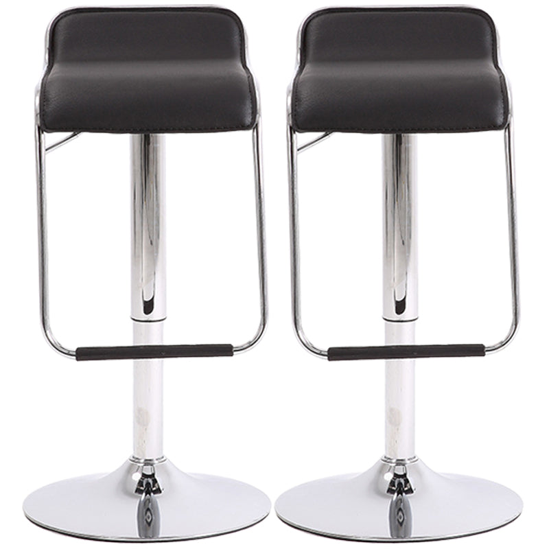 Modern Style Metal Bar Stool with Swivel and Adjustable Height Bar Stool 30-inches