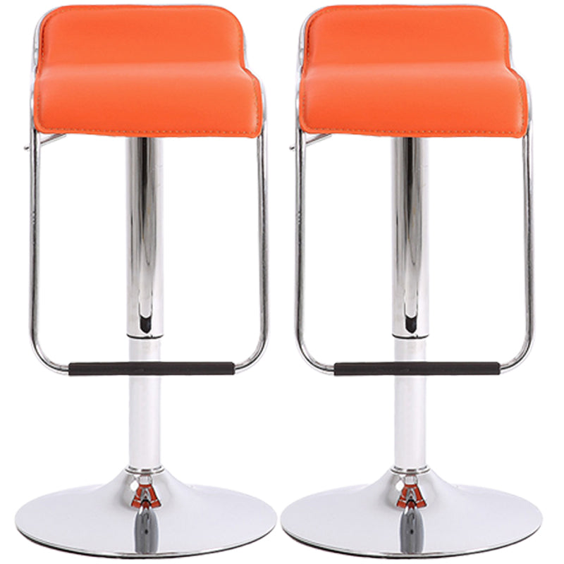 Modern Style Metal Bar Stool with Swivel and Adjustable Height Bar Stool 30-inches
