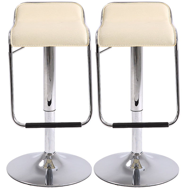 Modern Style Metal Bar Stool with Swivel and Adjustable Height Bar Stool 30-inches