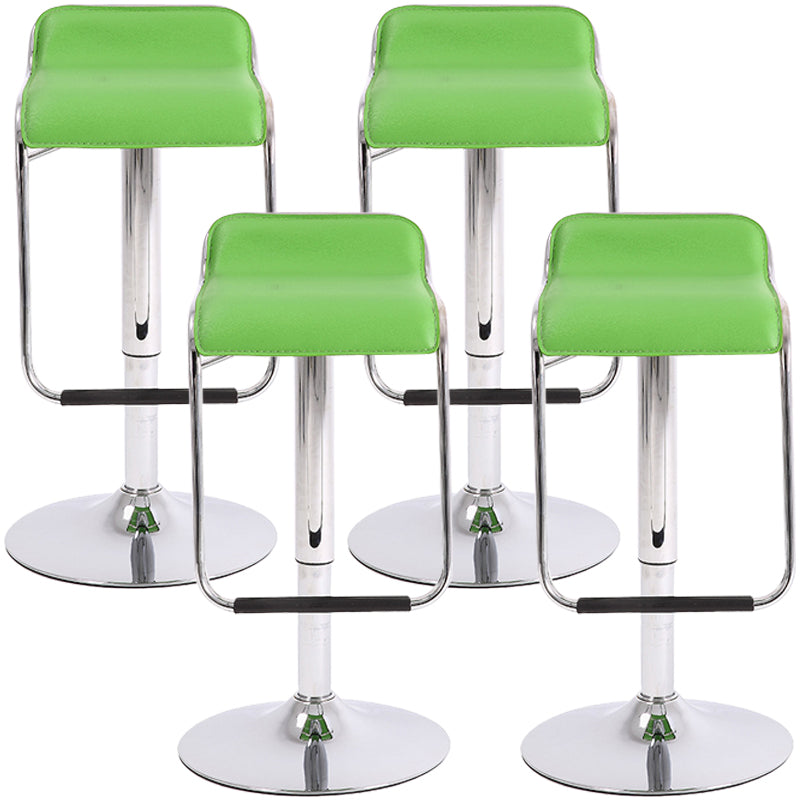 Modern Style Metal Bar Stool with Swivel and Adjustable Height Bar Stool 30-inches