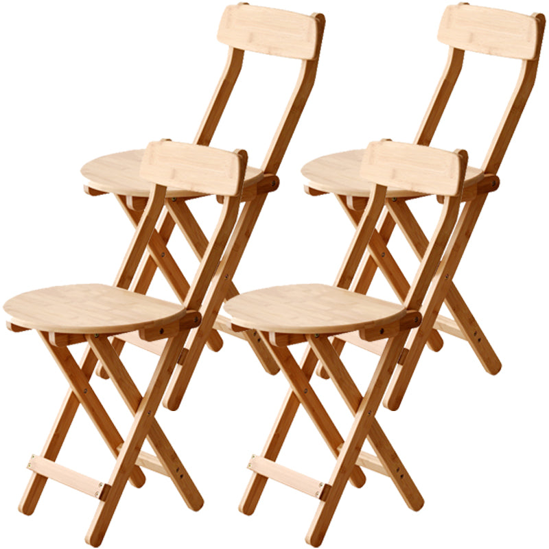 Contemporary Solid Wood Barstool Folding Bar Stool for Restaurant