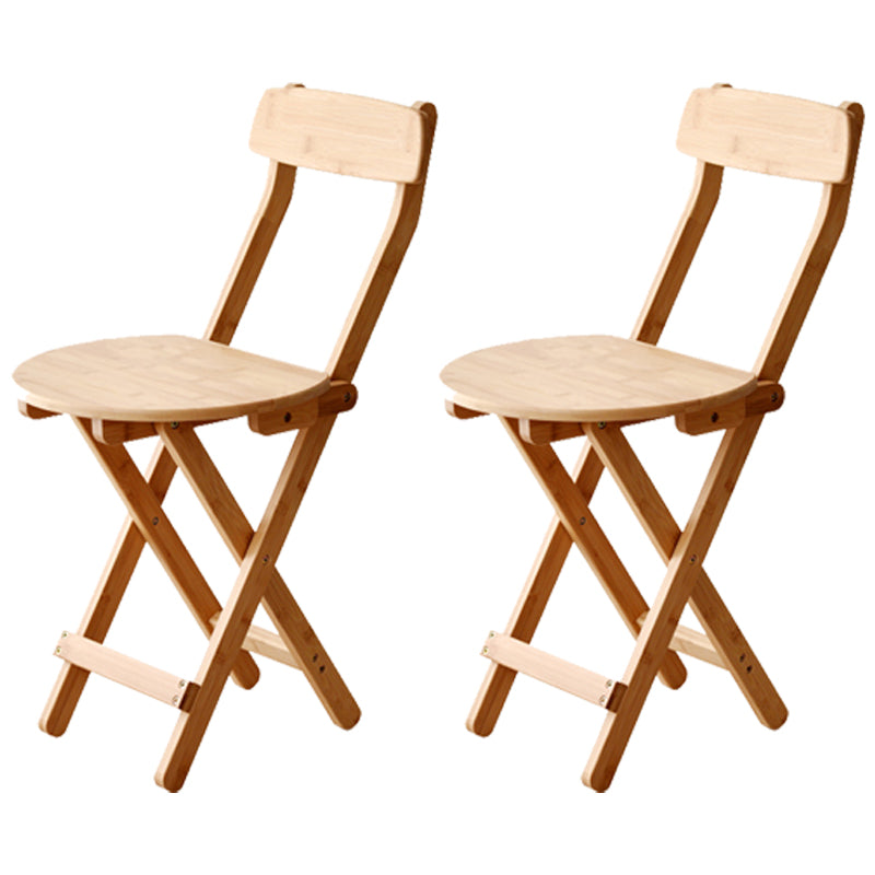 Contemporary Solid Wood Barstool Folding Bar Stool for Restaurant