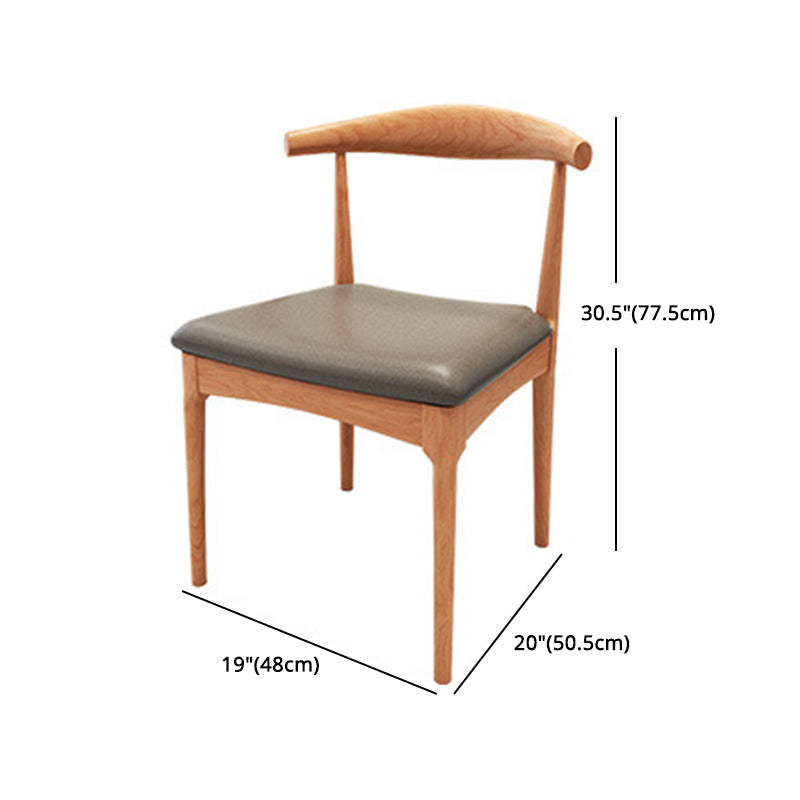 Minimalist 1/2/5 Pieces Dining Table Set Solid Wood Dining Table and Wood Chairs