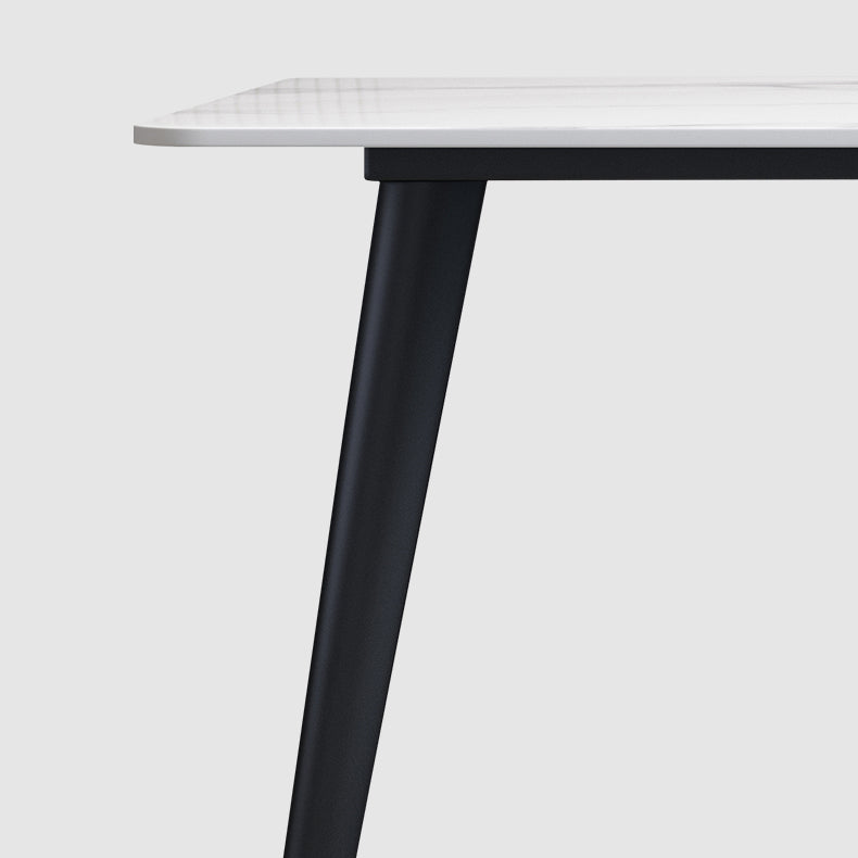 Minimalist 1/4/5/7 Pieces Dining Room Chair Set Sintered Stone Dining Table with Chairs