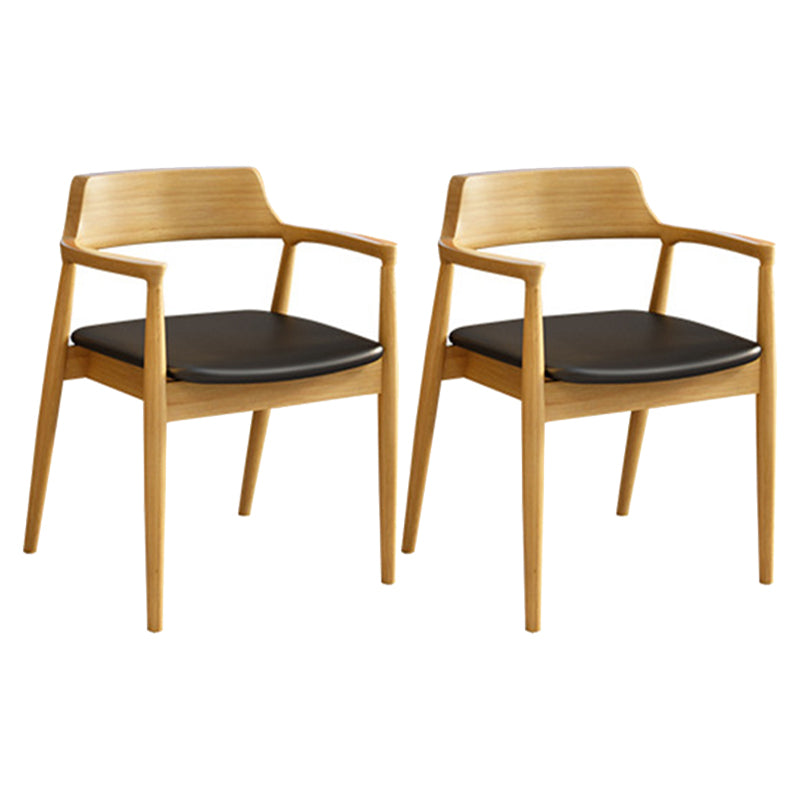 1/2/5/7 Pièces en bois Ensemble de table à manger contemporaine en bois avec chaises en bois