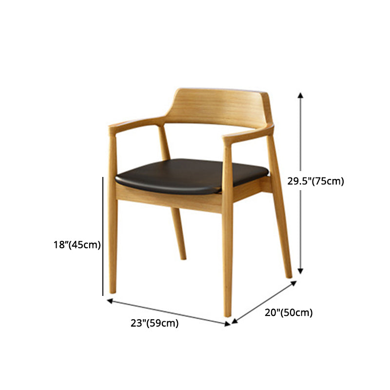 1/2/5/7 Pièces en bois Ensemble de table à manger contemporaine en bois avec chaises en bois
