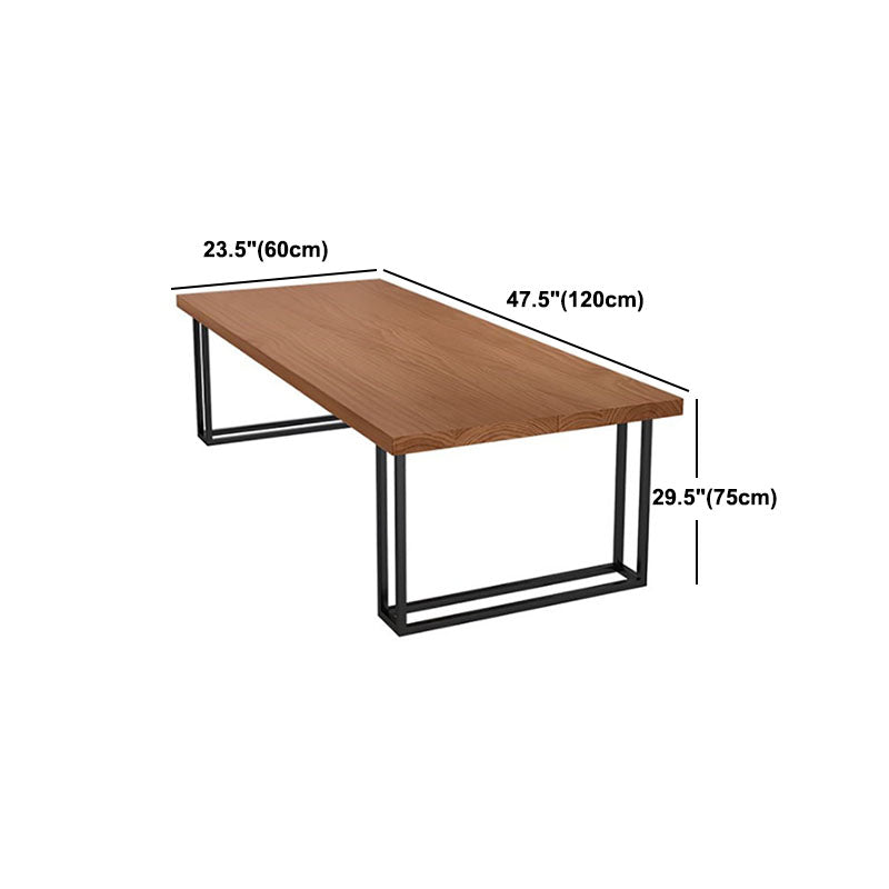 Pièces rectangulaires 1/2/9 Pièces Ensemble de restauration Natural and Black Windsor Back Chair pour cuisine