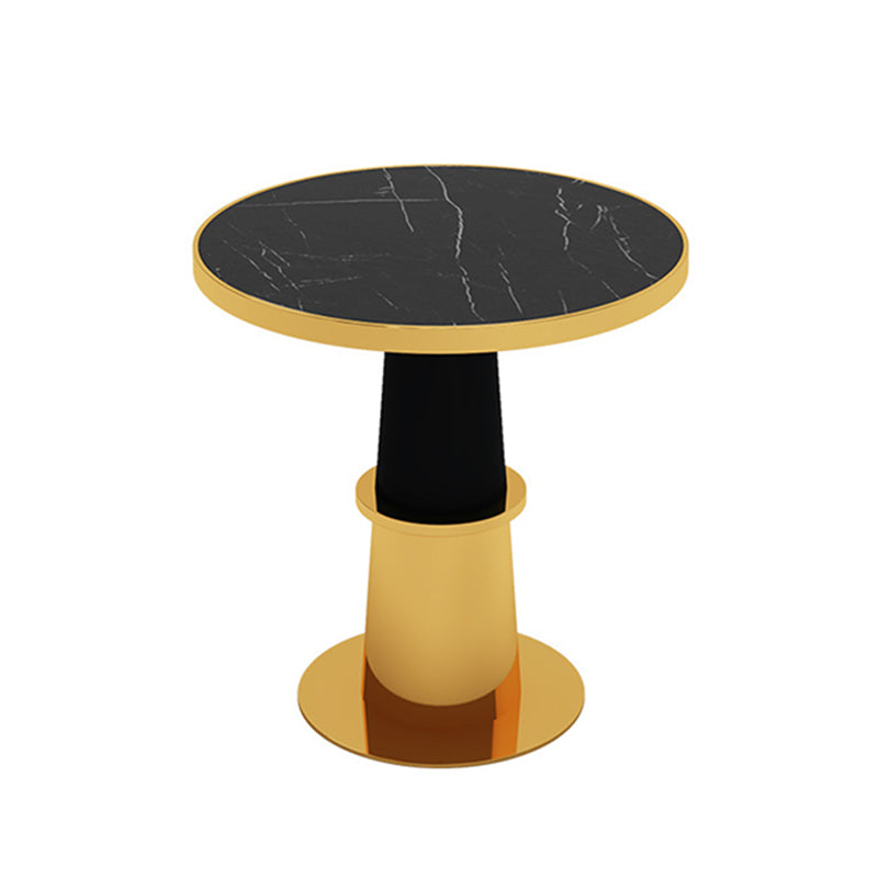 Glam 1/4/5 Pieces Dining Set Gold Base and Stone Top Table Kitchen Set for Dining Room