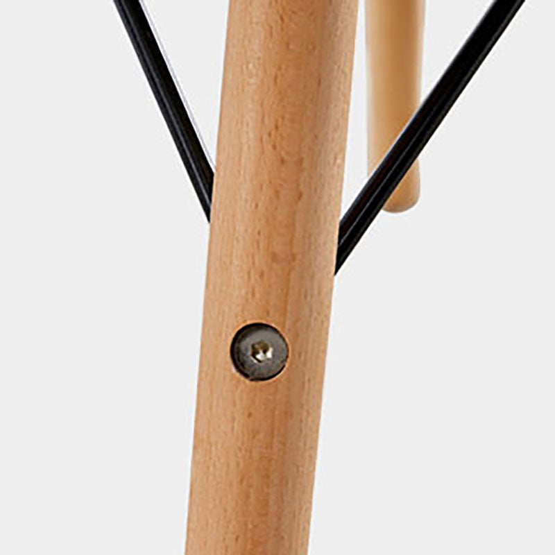 Sedie da cucina in stile contemporaneo sedie laterali senza braccio con gambe in legno