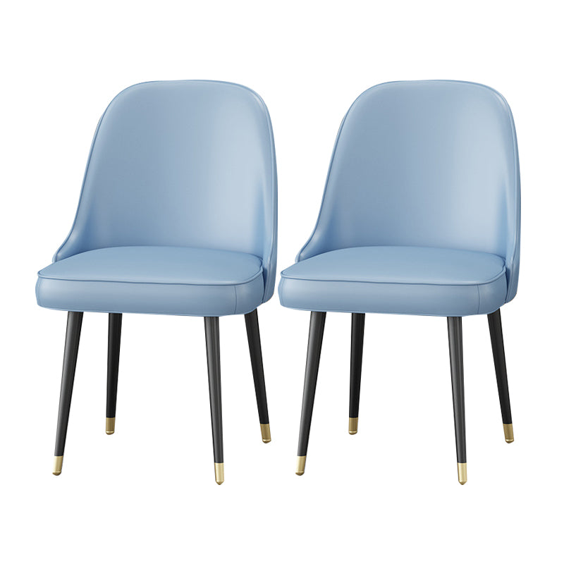 Chaise d'appoint de salle à manger à dossier solide, bras scandinave, chaise d'appoint de salle à manger en cuir