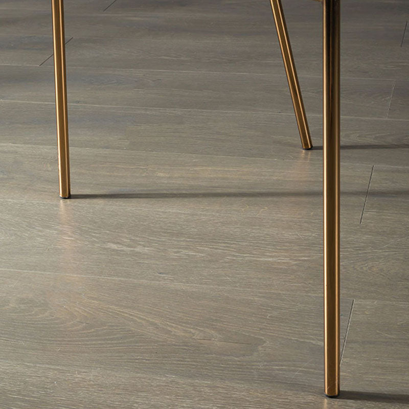 Sillas de comedor con brazo trasero abierto escandinavo, silla lateral tapizada