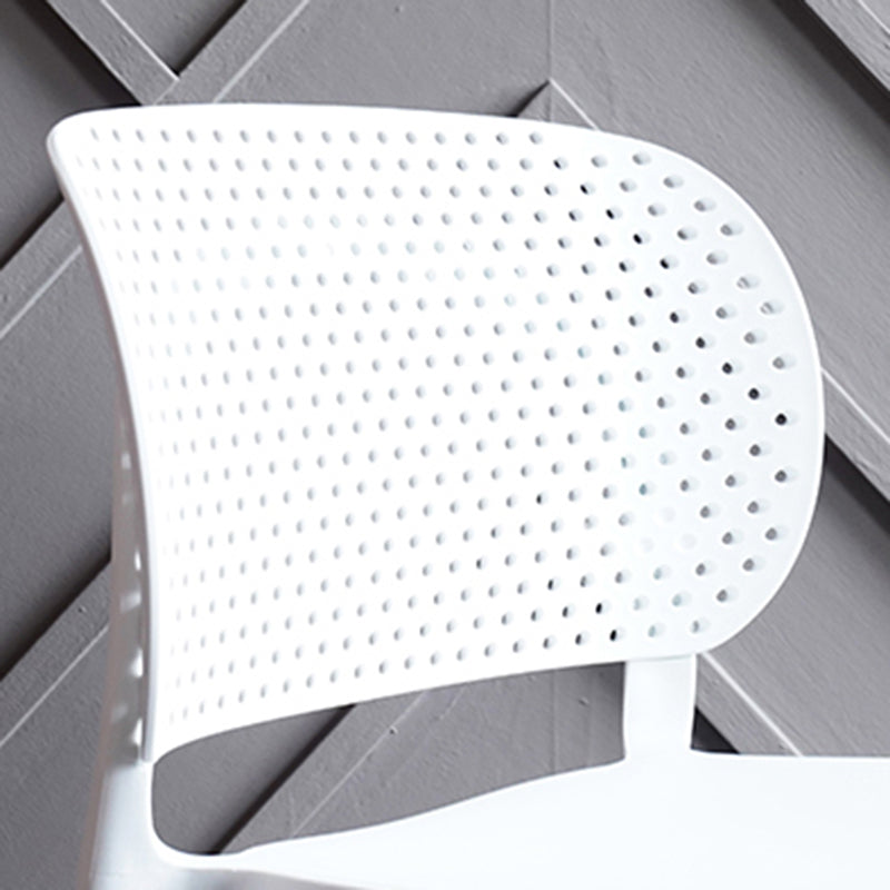 Sillas contemporáneas que cenan la silla lateral abierta plástica sin brazos para la cocina