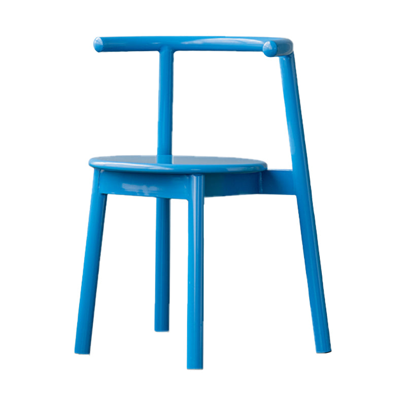 Sillas contemporáneas que cenan las sillas laterales abiertas sin brazos con las piernas del metal para la cocina