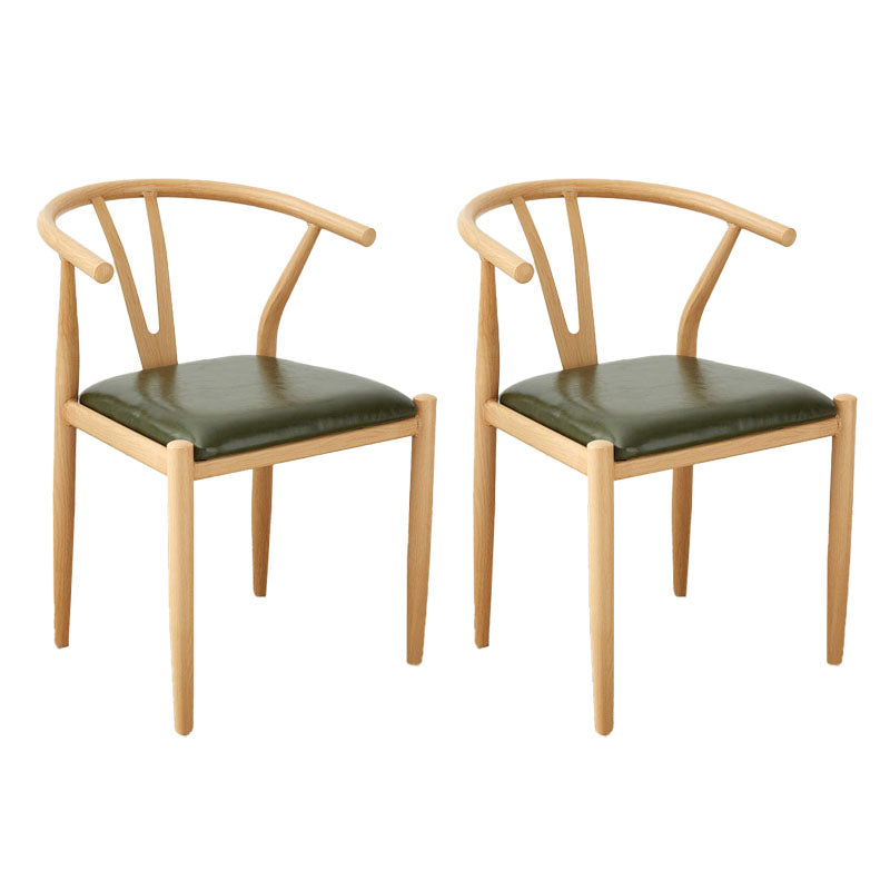 Silla de estilo moderno, silla auxiliar sin brazos con patas de metal para cocina