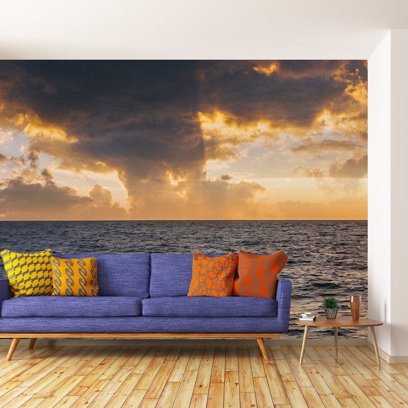 Washable Stain Resistant Mural Wallpaper Sea Scenery Indoor Wall Mural