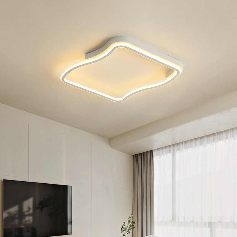 Squared Metal Ceiling Light Fixture Simplicity LED Ceiling Lighting