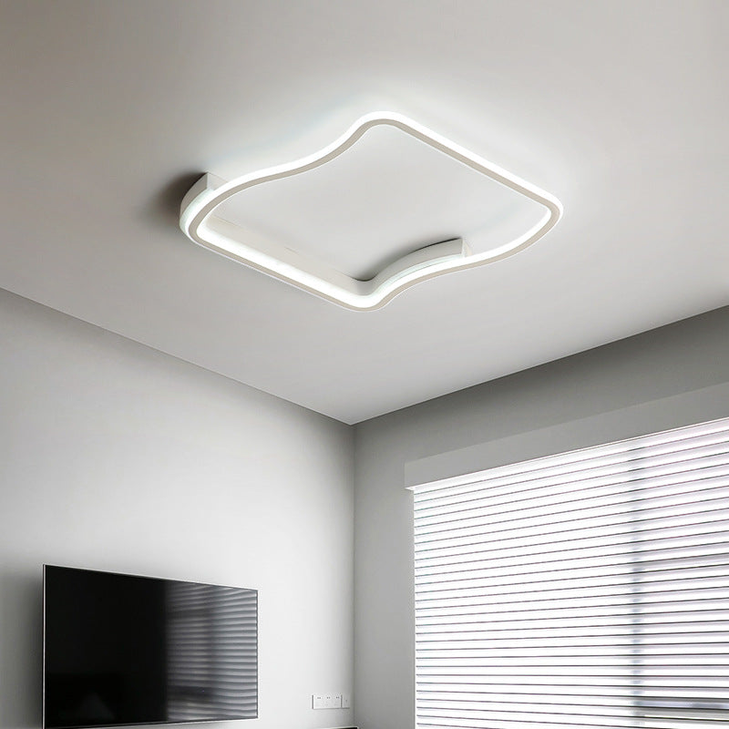 Squared Metal Ceiling Light Fixture Simplicity LED Ceiling Lighting