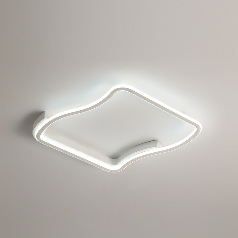 Squared Metal Ceiling Light Fixture Simplicity LED Ceiling Lighting