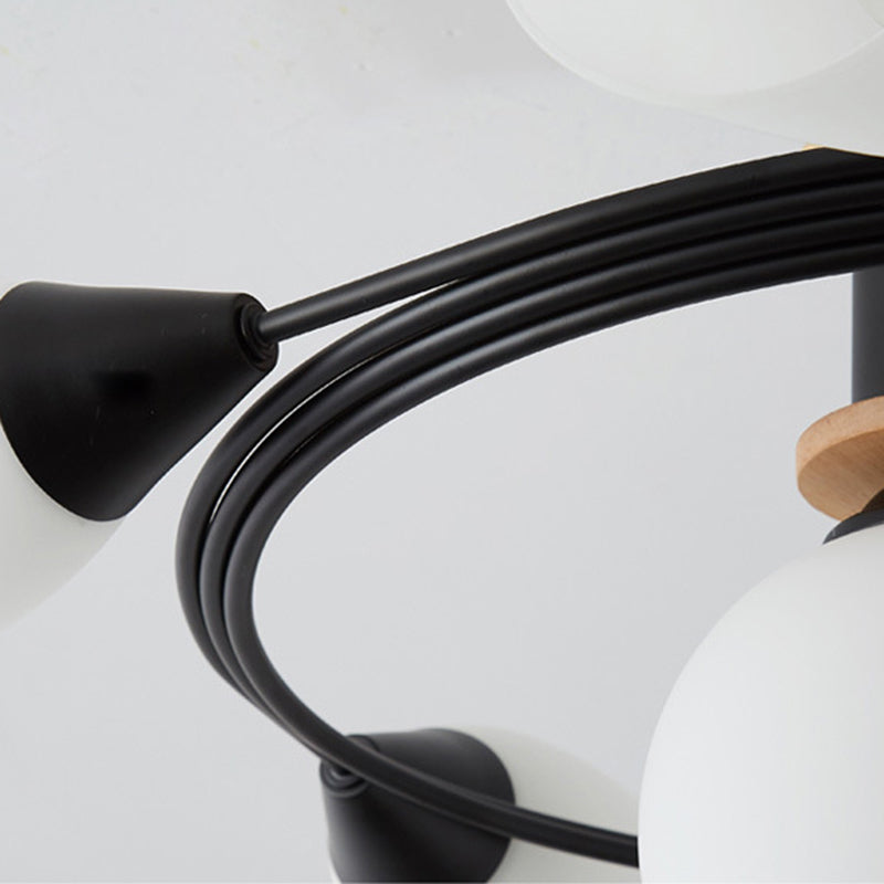 Glasgeometrische Form spüle Deckenleuchte modern