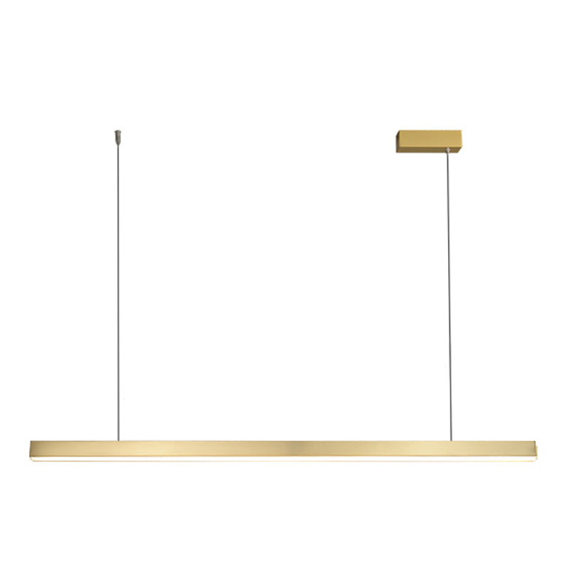 Moderner Stil Linear Island Leuchte Metall 1- Lichtinselbeleuchtung