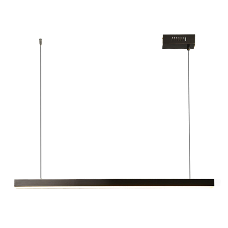 Moderner Stil Linear Island Leuchte Metall 1- Lichtinselbeleuchtung