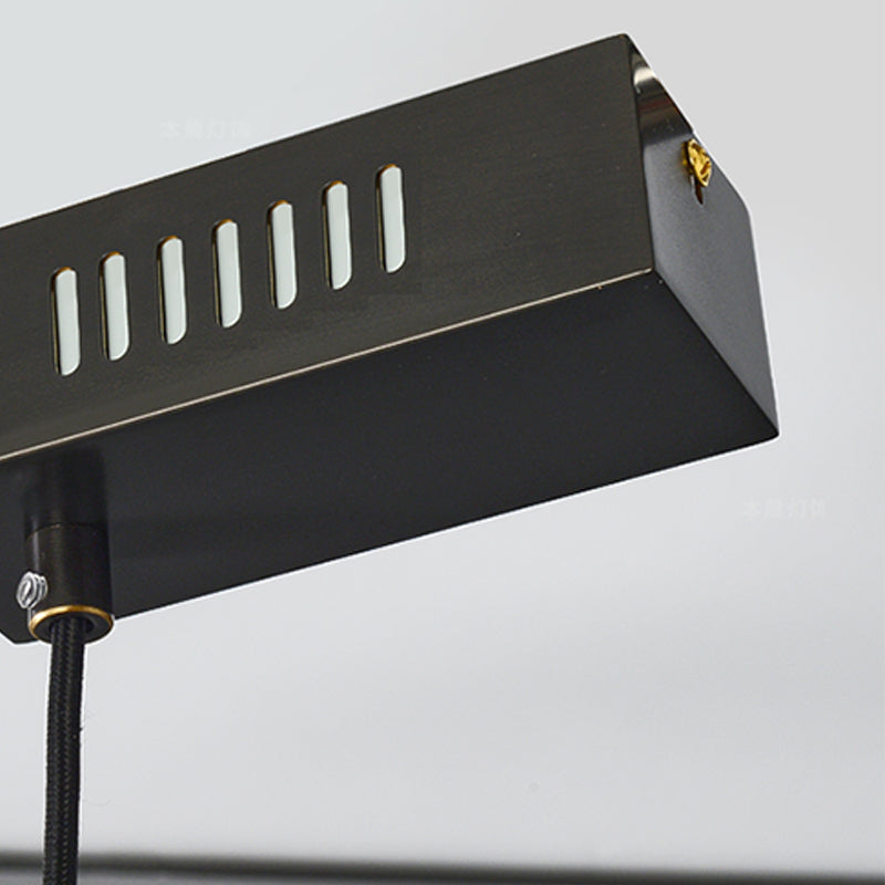 Luz de la isla lineal de estilo moderno metal 1- iluminación de la isla ligera