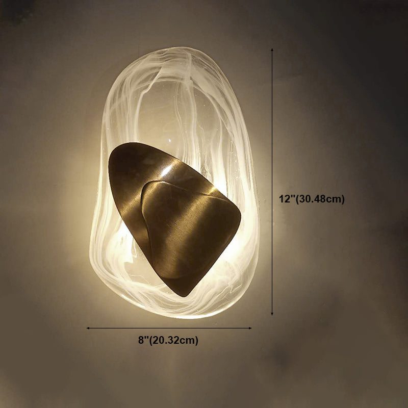 Einzigartiger Schatten 1-Licht-Wandleuchter moderner Kristallwandmontageleuchte