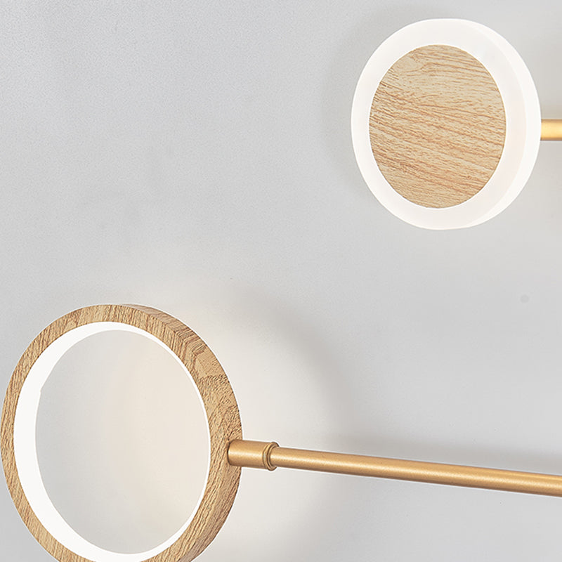 Multi -Leuchten rechteckige Wandlampen moderne Metallwandlampen im modernen Stil