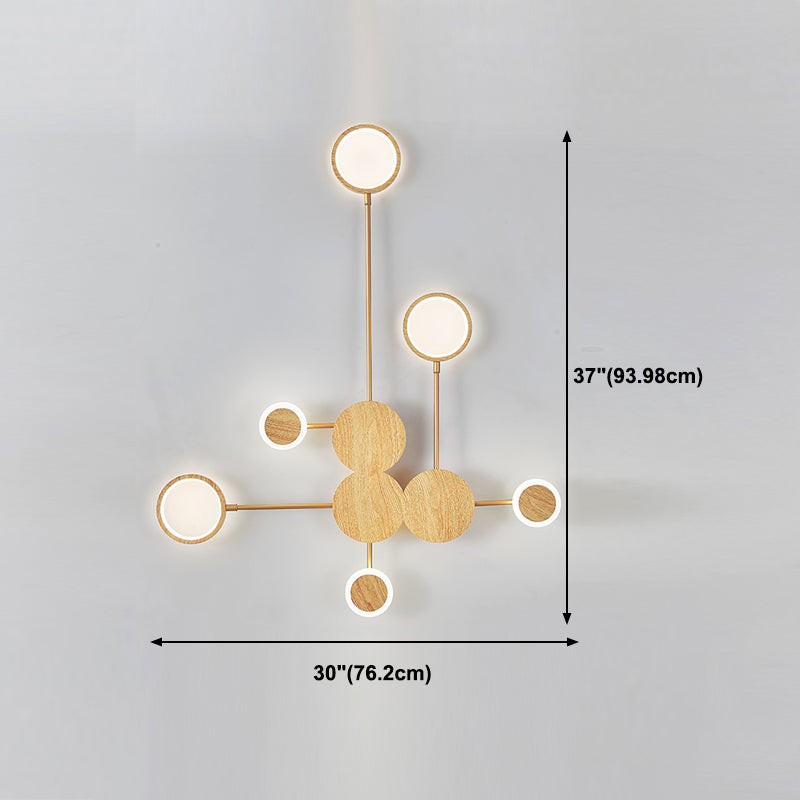 Multi -Leuchten rechteckige Wandlampen moderne Metallwandlampen im modernen Stil