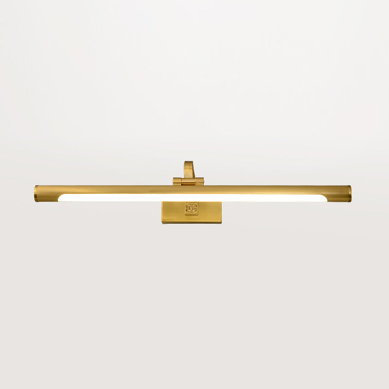 Metal Linear Shade Wall Sconce Modern Style 1 Occiglia da parete a specchio leggero