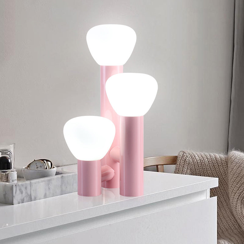 Geometry Table Lamps Modern Style Metal 3-Light Table Lights for Bedroom