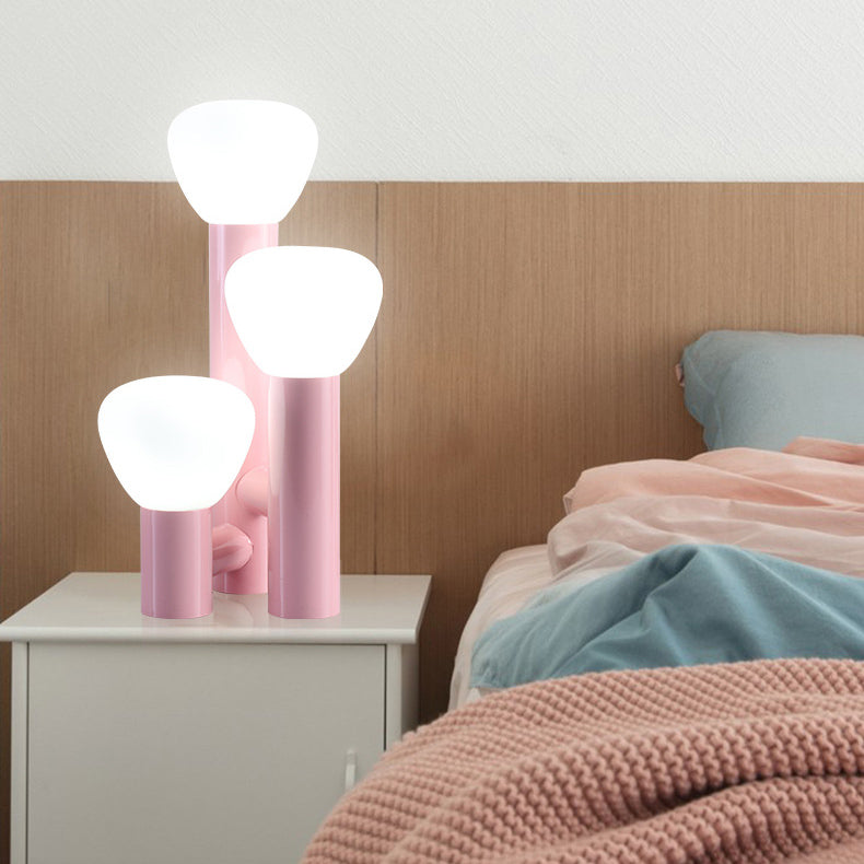 Geometry Table Lamps Modern Style Metal 3-Light Table Lights for Bedroom